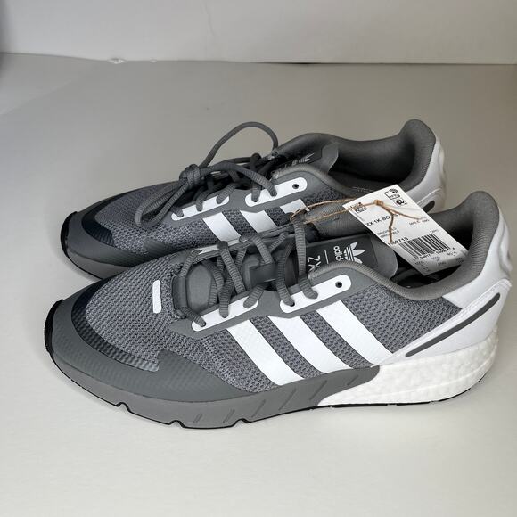 Adidas ZX1K Boost Gray Sneaker Athletic Shoes New 11 main image 5